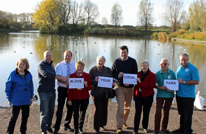 James Heappey MP at Apex Park 