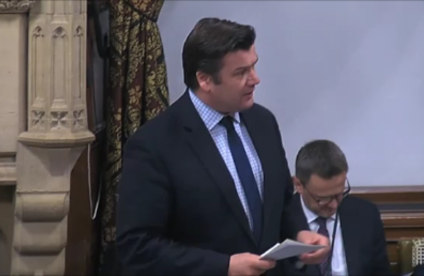 James Heappey MP in Parliament 