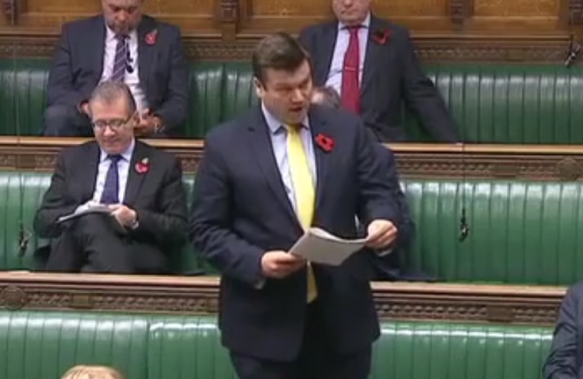 James Heappey MP in Parliament 