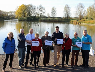 James Heappey MP at Apex Park 